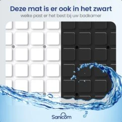 Merkloos Douchemat - Antislip Mat - Antislipmat Douche - Badmat - Schimmelbestendig - Met Zuignappen - Wasbaar - Wit 17 Merkloos Douchemat - Antislip Mat - Antislipmat Douche - Badmat - Schimmelbestendig - Met Zuignappen - Wasbaar - Wit -Badkamer Kast Winkel 1200x1200 4132