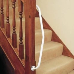 Wandbeugel Gedraaid LINKS - Wit -Badkamer Kast Winkel 1200x1200 4149