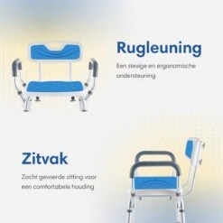 Safe Age® Douchestoel Met Afneembare Rugleuning En Armleuning – Anti Slip - Verstelbare Hoogte - Douchekruk 12 Safe Age® Douchestoel Met Afneembare Rugleuning En Armleuning – Anti Slip - Verstelbare Hoogte - Douchekruk -Badkamer Kast Winkel 1200x1200 4177