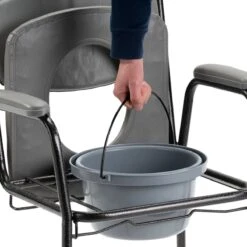 In Hoogte Verstelbare Toiletstoel / Postoel / WC Stoel Met Zachte Zitting. Tot 130 Kg Belastbaar. -Badkamer Kast Winkel 1200x1200 4229