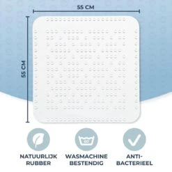 Douchemat Antislip Wit - 55 X 55 Cm - Antislipmat Douche - Badmat 7 Douchemat Antislip Wit - 55 X 55 Cm - Antislipmat Douche - Badmat -Badkamer Kast Winkel 1200x1200 4230