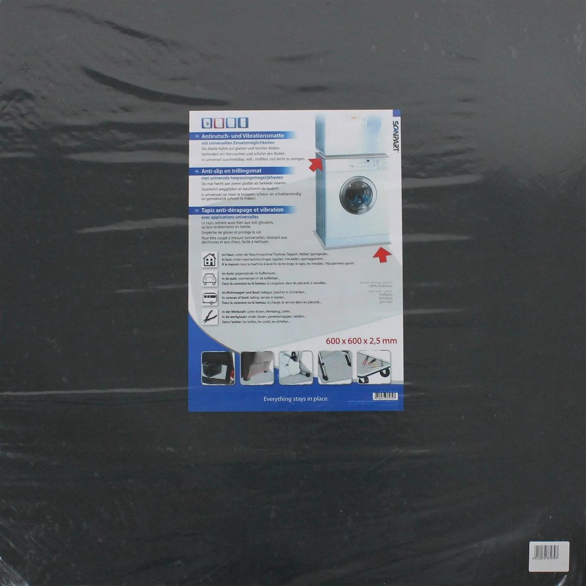 Scanpart Antislipmat 60 X 60 X 0.25 Cm - Multifunctioneel - Geschikt Voor Badkamer Auto Meubels Wasmachine - Op Maat Te Knippen 2 Scanpart Antislipmat 60 X 60 X 0.25 Cm - Multifunctioneel - Geschikt Voor Badkamer Auto Meubels Wasmachine - Op Maat Te Knippen - Afbeelding 2