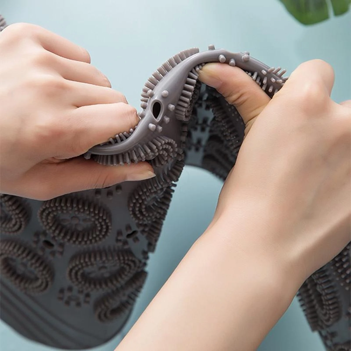 Merkloos TDR-Antislip Mat - 55x55CM - Rond - Grijs - Badmat Badkamer - Douchemat - Badkamermat - Antislipmat Voor Douche 3 Merkloos TDR-Antislip Mat - 55x55CM - Rond - Grijs - Badmat Badkamer - Douchemat - Badkamermat - Antislipmat Voor Douche - Afbeelding 3