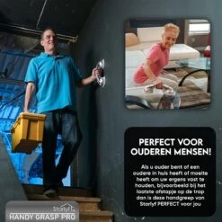 Kunststof Handgreep Voor Badkamer - 30.5cm - Douche Wandbeugel - Geen Boorgaten -Badkamer Kast Winkel 1200x1200 4313