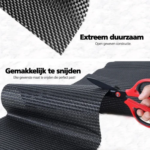 SWILIX ® Antislipmat Voor Kasten En Lades, Douchemat - Badkamermat - Badmat, Dienblad, Vloer - 4 Meter Rol - Anti Slip Mat - 400 X 30 Cm - Zwart 16 SWILIX ® Antislipmat Voor Kasten En Lades, Douchemat - Badkamermat - Badmat, Dienblad, Vloer - 4 Meter Rol - Anti Slip Mat - 400 X 30 Cm - Zwart -Badkamer Kast Winkel 1200x1200 4347