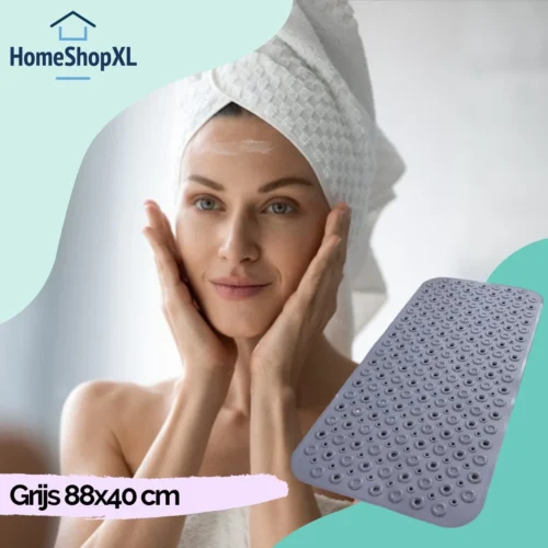 The Original - Douchemat Antislip - Grijs - 88x40cm - Antislipmat Badmat Voor Bad & Douche - Anti Slip Mat Met Zuignappen 14 The Original - Douchemat Antislip - Grijs - 88x40cm - Antislipmat Badmat Voor Bad & Douche - Anti Slip Mat Met Zuignappen -Badkamer Kast Winkel 1200x1200 4360