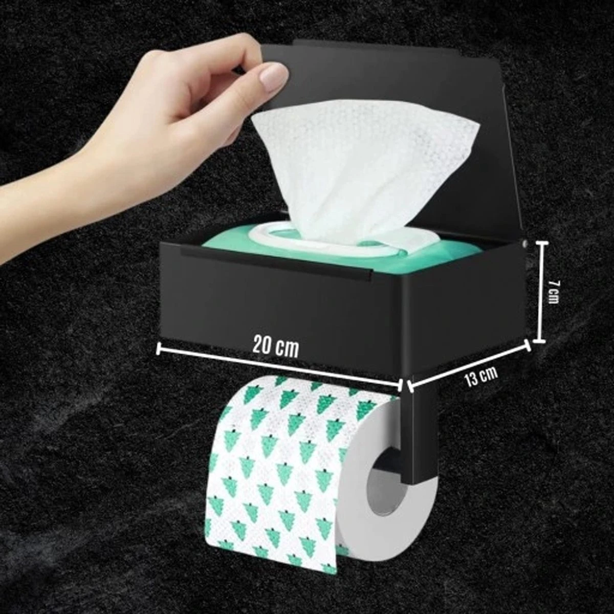 Toiletrolhouder - Plankje & Bakje - Planchet Opbergruimte - WC Rolhouder - Zelfklevend Of Borend - RVS - Waterbestendig - Rheme 2 Toiletrolhouder - Plankje & Bakje - Planchet Opbergruimte - WC Rolhouder - Zelfklevend Of Borend - RVS - Waterbestendig - Rheme - Afbeelding 2