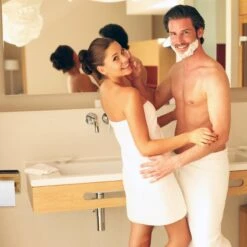 Relaxdays Toiletrolhouder Met Plankje - Wc-rolhouder Bamboe - Rolhouder Toilet - Hout -Badkamer Kast Winkel 1200x1200 487