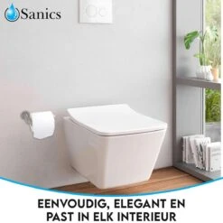 Sanics WC Rolhouder Zonder Boren - Toiletrolhouder Zelfklevend - Closetrolhouder Zilver/RVS 13 Sanics WC Rolhouder Zonder Boren - Toiletrolhouder Zelfklevend - Closetrolhouder Zilver/RVS -Badkamer Kast Winkel 1200x1200 538