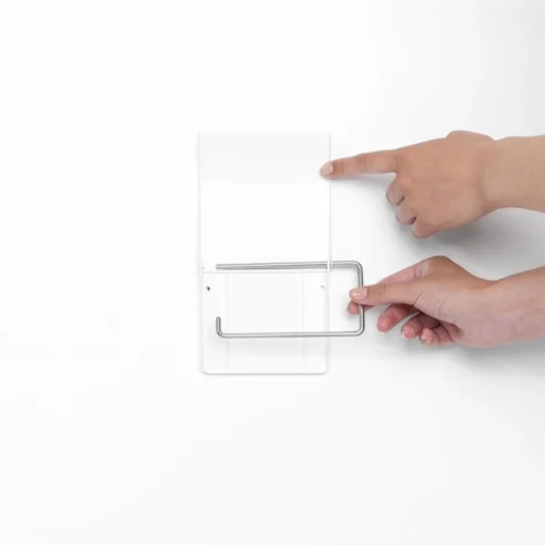 Brabantia ReNew WC Rolhouder - Met Klep - White -Badkamer Kast Winkel 1200x1200 547