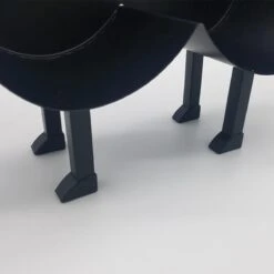 Merkloos Waal© Zwart Schaap Toiletrolhouder - Mat Zwart -Wc Rolhouder - Reserve Rolhouder - Toiletpapier - Vrij Staand - Muur Bevestiging -Badkamer Kast Winkel 1200x1200 561