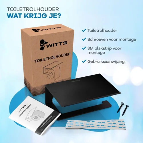 WITTS WC Rolhouder Met Plankje - Zelfklevend - Hoge Kwaliteit - Toiletrolhouder 15 WITTS WC Rolhouder Met Plankje - Zelfklevend - Hoge Kwaliteit - Toiletrolhouder -Badkamer Kast Winkel 1200x1200 65