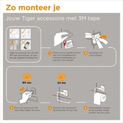 Tiger Colar - Toiletrolhouder Met Planchet - Zwart -Badkamer Kast Winkel 1200x1200 677