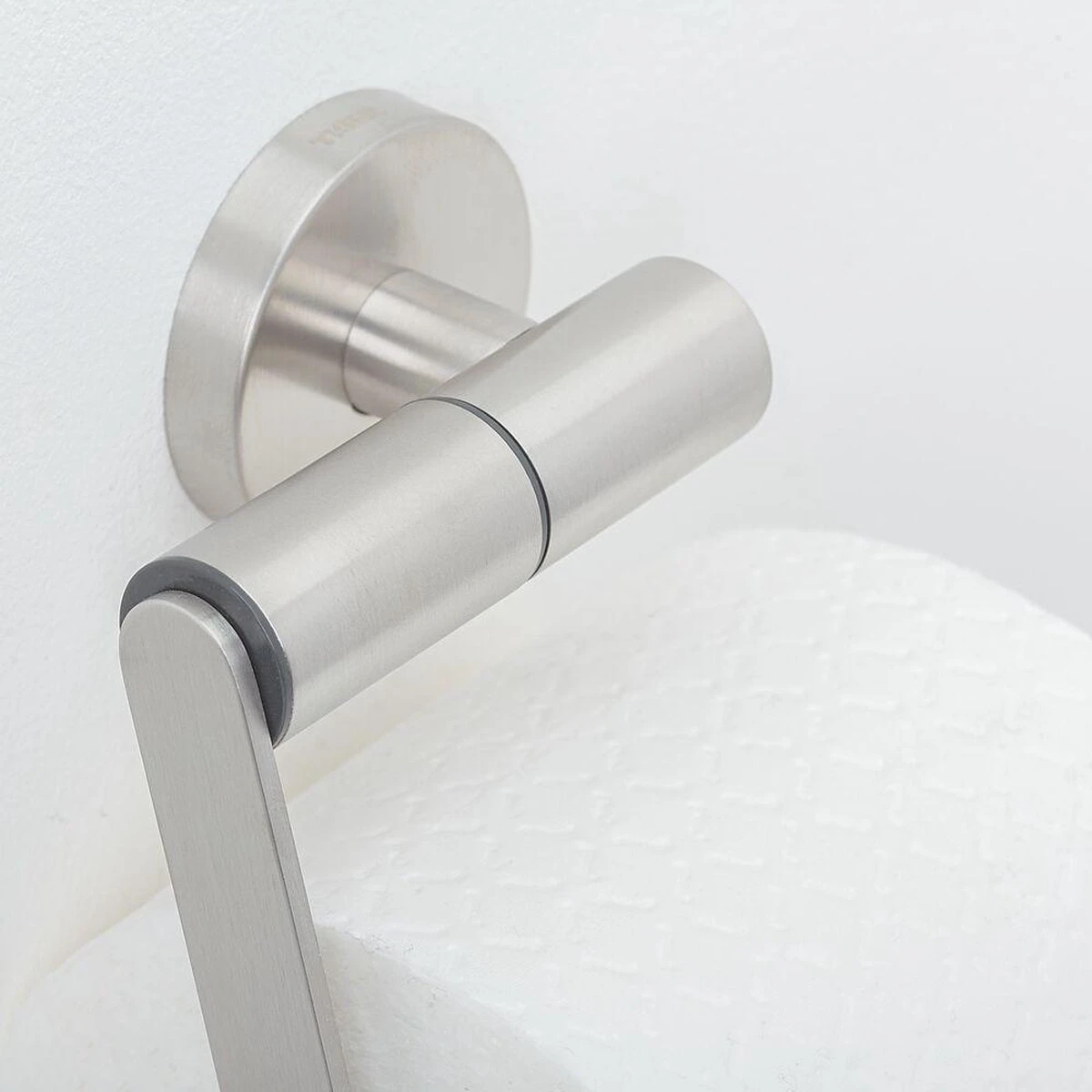 Tiger Boston - Toiletrolhouder Zonder Klep - RVS Geborsteld 4 Tiger Boston - Toiletrolhouder Zonder Klep - RVS Geborsteld - Afbeelding 4