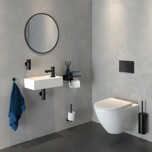 Tiger Caddy - Toiletrolhouder Met Planchet 24 Cm - Zwart 15 Tiger Caddy - Toiletrolhouder Met Planchet 24 Cm - Zwart -Badkamer Kast Winkel 1200x1200 737