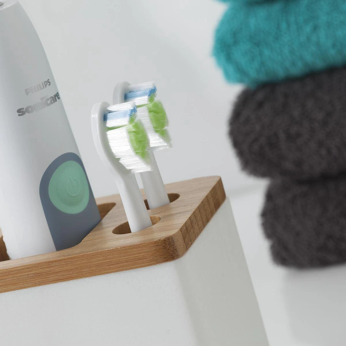 Sealskin Grace Tandenborstelhouder Vrijstaand - Wit 2 Sealskin Grace Tandenborstelhouder Vrijstaand - Wit - Afbeelding 2