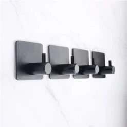 EAVY Zelfklevende Handdoekhaakjes – Set Van 4 Handdoekhouders - RVS 16 EAVY Zelfklevende Handdoekhaakjes – Set Van 4 Handdoekhouders - RVS -Badkamer Kast Winkel 1200x1200 869