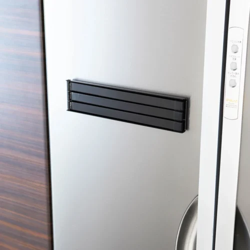 Yamazaki Magnetische Handdoek Hanger Keuken Zwart - Zwart - Ophangen Zonder Boren