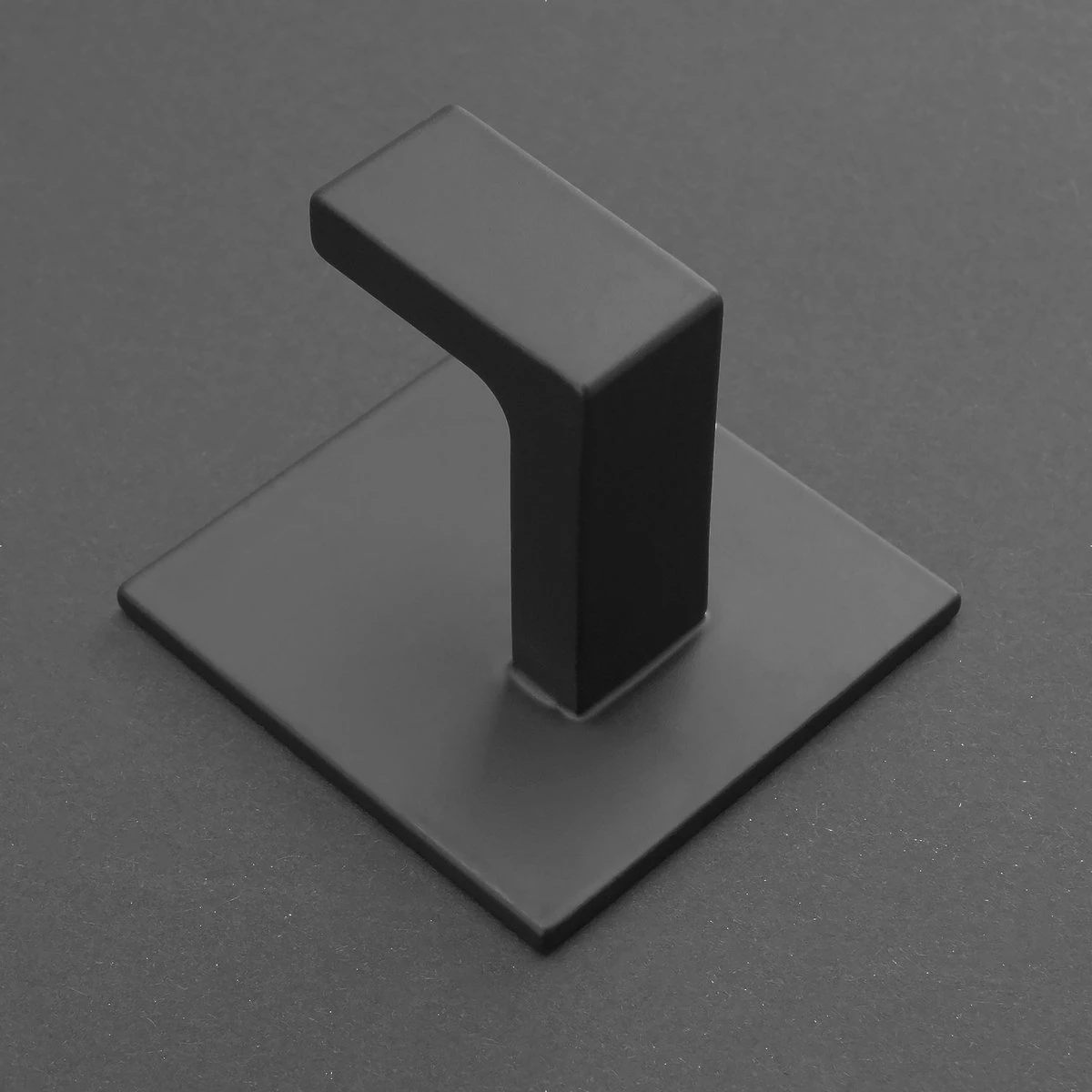 Stål Handdoekhaakjes Zelfklevend Zwart - Vierkant - 4 Stuks 5 Stål Handdoekhaakjes Zelfklevend Zwart - Vierkant - 4 Stuks - Afbeelding 5