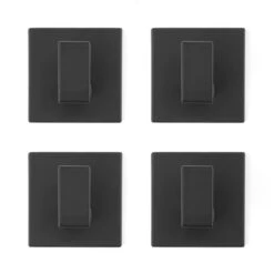 Stål Handdoekhaakjes Zelfklevend Zwart - Vierkant - 4 Stuks 21 Stål Handdoekhaakjes Zelfklevend Zwart - Vierkant - 4 Stuks -Badkamer Kast Winkel 1200x1200 934