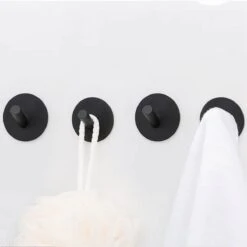 EAVY Handdoekhaakjes Zelfklevend - Set Van 4 Handdoek Haakjes - Wandhaak - Handdoekhouder -Badkamer Kast Winkel 1200x1200 955