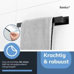 Sanics Handdoekrek Zwart 40 CM – Badkamer Of Keuken – Handdoekstang Zelfklevend – Handdoekhouder 19 Sanics Handdoekrek Zwart 40 CM – Badkamer Of Keuken – Handdoekstang Zelfklevend – Handdoekhouder -Badkamer Kast Winkel 1200x1200 982
