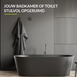 Handdoekhaakjes Zelfklevend - Zwart - Haakjes Handdoek 2st - Badkamer & Keuken -Badkamer Kast Winkel 1200x1200 991