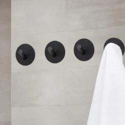 Handdoekhaakjes Zelfklevend - Zwart - Haakjes Handdoek 2st - Badkamer & Keuken -Badkamer Kast Winkel 1200x1200 992