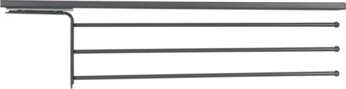 Eleganca Handdoekrek – Handdoekhouder – Handoekstang – Ideaal Voor In Keukenkastjes – Uittrekbaar – 39cm Tot 50cm – 3 Armen – Handdoekrek Badkamer – Inclusief Bevestigingsmateriaal – Handdoekhouder Keuken – Antraciet -Badkamer Kast Winkel 1200x310