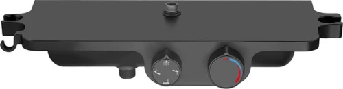 Regendoucheset - 30 Cm - Zwart - Thermostaatkraan, Handdouche & Sproeier -Badkamer Kast Winkel 1200x311