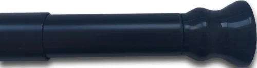 Merkloos Douchegordijnstang - 120-230 Uitschuifbaar - Zwart