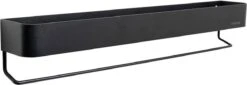 Sealskin Brix - Wandrek Met Handdoekrek - 55 Cm - Zwart -Badkamer Kast Winkel 1200x412 2