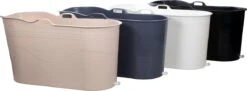 HelloBath® - Bath Bucket - XL - 125 Cm - Brazilian Sand - Zitbad - Ligbad (Verzending In Doos) - Incl. Badplank En Kraantje -Badkamer Kast Winkel 1200x444 1