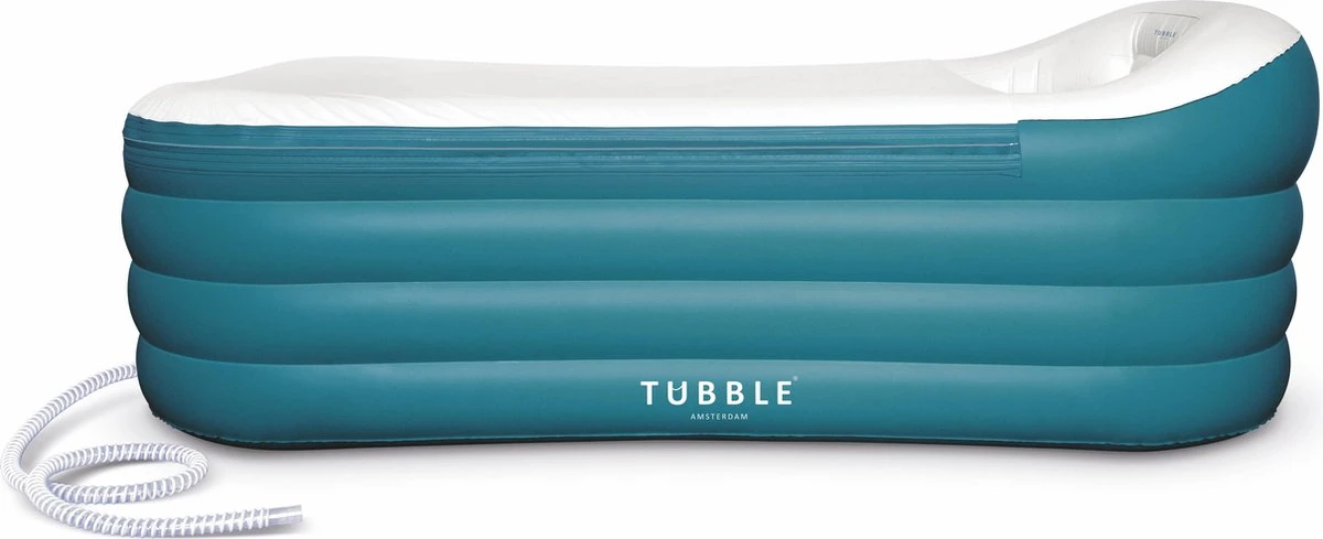 Tubble® Royale Opblaasbaar Ligbad - Blue Lagoon – Opvouwbaar Bad Voor Volwassenen Tot 188cm - IJsbad Wim Hof Methode - Zitbad - 255L 1 Tubble® Royale Opblaasbaar Ligbad - Blue Lagoon – Opvouwbaar Bad Voor Volwassenen Tot 188cm - IJsbad Wim Hof Methode - Zitbad - 255L