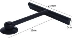 Douche Wisser Met Zuignap - Zwart - Raam Wisser - Raam Trekker - Badkamer Trekker - Badkamer Wisser -Badkamer Kast Winkel 1200x640