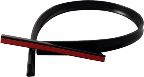 Lariwo Sanitair® Siliconen Waterkering Laag 200cm 200 Cm Zwart Douche Douchebak Douchegordijn Wc Toilet Wasbak Waterstopper Waterdorpel Waterdrempel