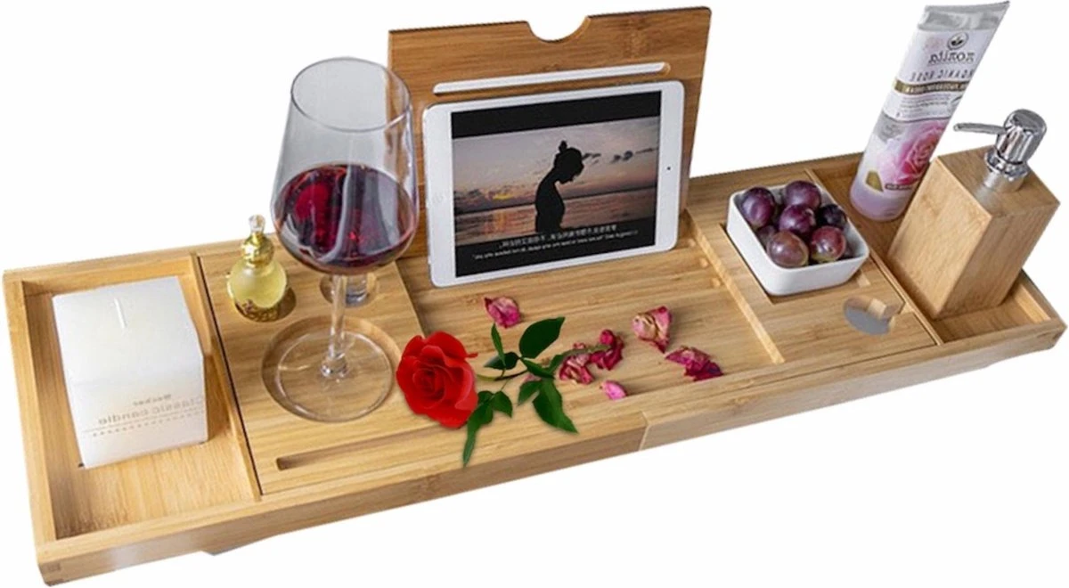 Krexs - Badplank – Badbrug - Badplank Voor In Bad – Badrekje - Badtafel - Badkuip Plank - Bamboe Badplank 1 Krexs - Badplank – Badbrug - Badplank Voor In Bad – Badrekje - Badtafel - Badkuip Plank - Bamboe Badplank