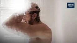 GROHE Grohtherm-1000 Performance Renovatieset - Met Thermostaatkraan, Koppelingen, Glijstang En Hoofddouche - CoolTouch - Chroom -Badkamer Kast Winkel 1200x675 31