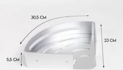 Sens Design Doucherekjes Set Van 3 - Doucherek Zonder Boren - Zilver -Badkamer Kast Winkel 1200x681 1