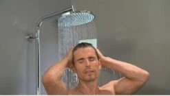 Hansgrohe Crometta S 240 Showerpipe - 1jet - Incl. Thermostaat - Chroom -Badkamer Kast Winkel 1200x682 1