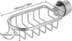 MLN Basics® Doucherek | Chroom | Zonder Boren Of Zuignap -Badkamer Kast Winkel 1200x686 1