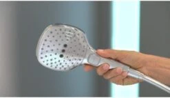 Hansgrohe Raindance Select E 120 3jet Handdouche - Chroom -Badkamer Kast Winkel 1200x688