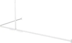 Sealskin - Easy Roll Douchegordijnstangset - 90x90x90 Cm - Wit -Badkamer Kast Winkel 1200x715 1