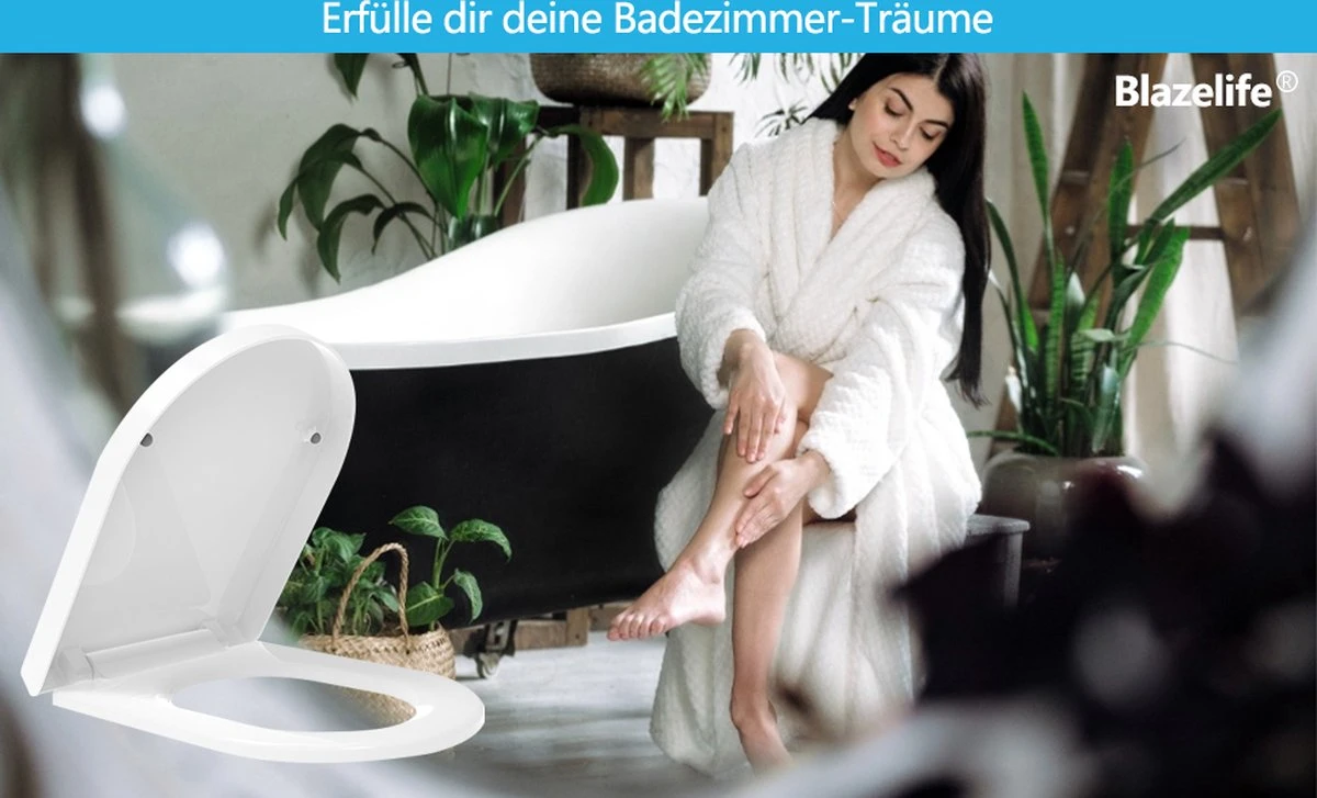 Blazelife Wc Bril - Wc Bril Softclose Van Duurzaam Ureumformaldehyde - Lonely Day - Toiletdeksel Universeel - Afneembaar - Antibacterieel - D-vorm 10 Blazelife Wc Bril - Wc Bril Softclose Van Duurzaam Ureumformaldehyde - Lonely Day - Toiletdeksel Universeel - Afneembaar - Antibacterieel - D-vorm - Afbeelding 10