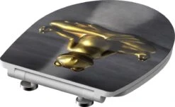 SCHÜTTE WC-Bril 82581 RELAXING FROG - High Gloss - Duroplast - Soft Close - Afklikbaar - RVS-Scharnieren - Decor - 1-zijdige Print -Badkamer Kast Winkel 1200x732 42