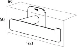 Tiger Colar - Toiletrolhouder Zonder Klep - Zwart 17 Tiger Colar - Toiletrolhouder Zonder Klep - Zwart -Badkamer Kast Winkel 1200x736