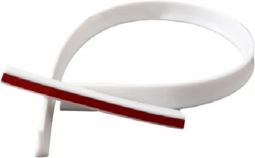 Merkloos Zelfklevende Siliconen Waterkering 100cm 100cm Douche Dorpel - Water Stopper Badkamer - Water Dorpel Waterdorpel - Waterstopper - Douchedeur - Douchebak - Douchegordijn - Water Drempel - Zwembad