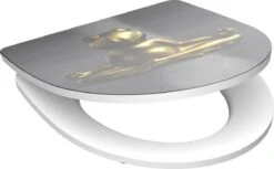 SCHÜTTE WC-Bril 82581 RELAXING FROG - High Gloss - Duroplast - Soft Close - Afklikbaar - RVS-Scharnieren - Decor - 1-zijdige Print -Badkamer Kast Winkel 1200x744 2