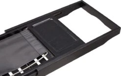 ACAZA Badrekje - Uitschuifbare Bamboe Bad Brug (Min 70 Cm - Max 105cm) - Verstelbare Plank Voor In Bad Met Tablet Houder - Zwart -Badkamer Kast Winkel 1200x747 1