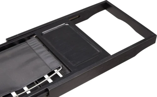 ACAZA Badrekje - Uitschuifbare Bamboe Bad Brug (Min 70 Cm - Max 105cm) - Verstelbare Plank Voor In Bad Met Tablet Houder - Zwart 9 ACAZA Badrekje - Uitschuifbare Bamboe Bad Brug (Min 70 Cm - Max 105cm) - Verstelbare Plank Voor In Bad Met Tablet Houder - Zwart -Badkamer Kast Winkel 1200x747 1